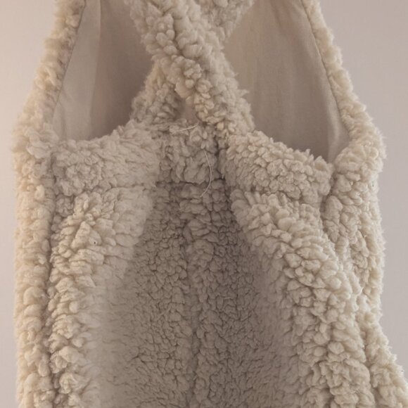 ๐ 2 for 30 ๐ Zara Baby Sherpa Fleece Overalls | 9โ12M | Neutral Teddy Romper - Picture 7 of 7